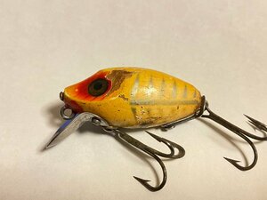 40s Heddon『Wood Midgit Digit』ウッド レアモデル オールドへドン リバーラント 希少モデル 1940年代 オールドルアー オールドタックル