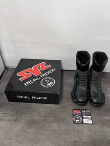 REAL RIDER MOTORCYCLE BOOTS R-777 28.0㎝ ライディング ブーツ 取扱説明書&箱付き 未使用品 長期自宅保管品 現状お渡し