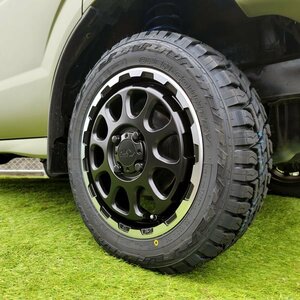 人気セット 14インチ 155/65R14 トーヨー オープンカントリー RT ホワイトレター タイヤ ホイール 新品 4本セット 軽トラ 軽バン 純正車高