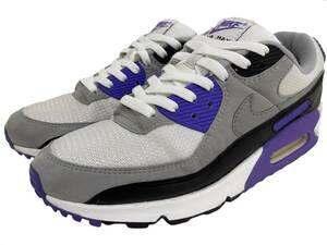 ナイキ NIKE AIR MAX 90エアマックス 90 US9.5 27.5cm ホワイト/パーティクルグレー/ハイパーグレープ