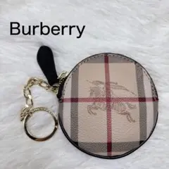 極美品　Burberry　バーバリー　コインケース　シャドウホース　サークル