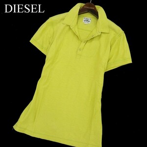 DIESEL ディーゼル 春夏 半袖 スリム★ カット ポロシャツ Sz.S　メンズ　A3T05231_5#A