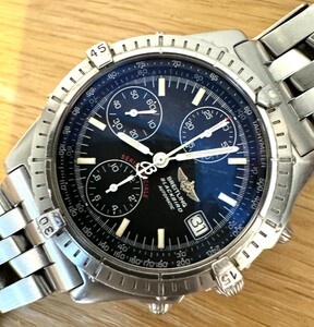 ムーブメント写真あり　BREITLING ブライトリング A13050.1 ブラックバード クロノグラフ クロノマット 動作品