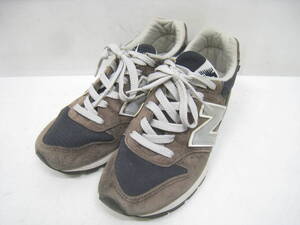 USA製 New Balance ニューバランス 996 M996 スニーカー 茶 ブラウン サイズ24cm D