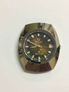 1円 RADO ラドー BALBOA バルボア 自動巻き デイト メンズ 腕時計 ゴールド 633.0033.3 中古