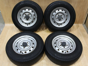 B364 トヨタ 純正 クラウン コンフォート 14X5.5J+50 PCD114.3 ヨコハマ TAXI TOURING 898 175/80R14 バリ山 タウンエース ライトエース