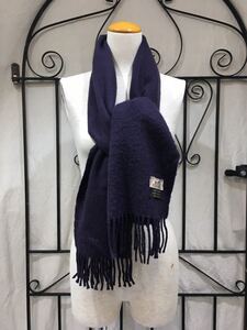 HERMES CASHMERE100% MUFFLER MADE IN GREAT SCOTLAND/エルメスカシミヤ100%マフラー