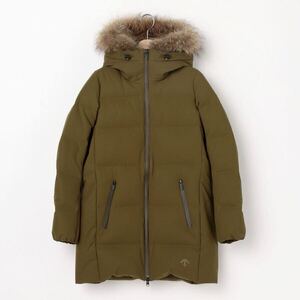 ビショップ　B-SHOP　DESCENTE ATHLETIC ファ付き水沢ダウンのコート　美品　Mサイズ