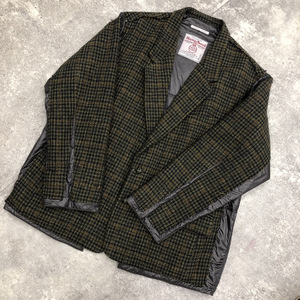 ▲ REBUILD by NEEDLES リビルド バイ ニードルス Harris Tweed ハリスツイード COVERED JACKET COAT カバード ジャケット コート 緑 104