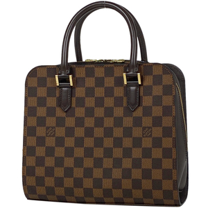 ルイ・ヴィトン Louis Vuitton トリアナ 手提げ ハンドバッグ ダミエ ブラウン N51155 レディース 【中古】