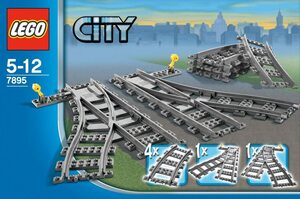 ■レゴシティ LEGO CITY■7895■レゴトレイン　ポイントレール 分岐線路■正規品■未開封新品■同梱可■a