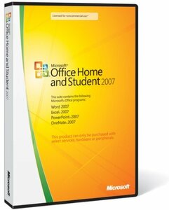 送料無料☆ 新品即決！Microsoft Home and Student 2007 パッケージ版 並行輸入品 マイクロソフト