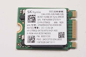 ★送料無料★SK Hynix SSD 256GB M.2 2230 30mm NVMe PCIe HFM256GDGTNG ソリッドステートドライブ★中古