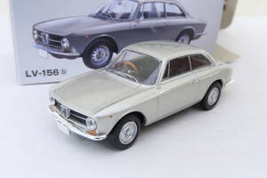 TOMICA LIMIYED VINTAGE LV-156b ALFA ROMEO GT 1600 Junior アルファロメオ シルバー 箱付 トミカ 1/64 コレ