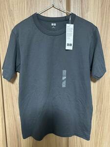 UNIQLO U クルーネックTシャツ ダークグレー Mサイズ Tシャツ 無地 半袖Tシャツ 新品