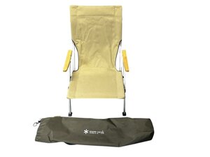 極美品 snowpeak スノーピーク ローチェア30 コンパクト収納 イス 椅子 本体 アウトドア キャンプ用品 バーベキュー BBQ