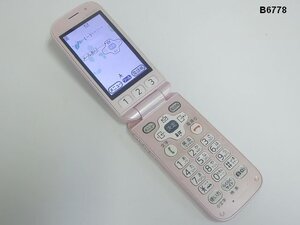 B6778R docomo 携帯電話 ガラケー FUJITSU F-08C 判定○ 初期化済 難あり