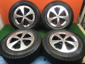 1B-311)冬 195/65R15 DUNLOP Winter Maxx WM02 2022年 8-9分山 トヨタ純正 プリウス30系後期 