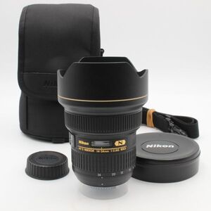 【極美品】 Nikon ニコン AF-S NIKKOR 14-24mm f2.8 G ED nikon NIKON ポーチ付き 58016