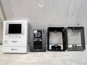 インターホン [4202s] Panasonic モニター親機 型番 VL-ME30 Panasonic カメラ玄関子機 型番 VL-V522L-S 現状品 長期保管品 写真参照 