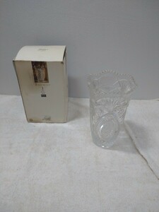 ☆ クリスタル PREMIO Cristal d’Arques 花瓶 置物 未使用品