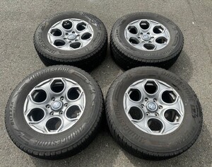 BRIDGESTONE 冬4本SET 265/65R17×7.5J 112Q WINTER MAXX アルミ ランドクルーザープラド