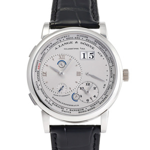 ランゲゾーネ A.LANGE SOHNE ランゲ1 タイムゾーン 116.025 シルバー文字盤 中古 腕時計 メンズ