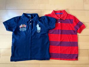 男の子　130 8歳から10歳　半袖 ポロシャツ ラルフローレン RALPH LAUREN TOMMY HILFIGAR ビッグポニー 