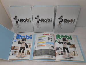 戸∞9　デアゴスティーニ 『週刊ロビ』 冊子のみ No.1～No.70(完結) ファイル計5冊 Robi マガジン DeAGOSTINI ロボット 組み立て 本