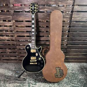 F823★【神奈川県厚木市・現状品】1円~ Gibson ギブソン Les Paul CUSTOM レスポールカスタム 【01201668】 2001年 USA製 ハードケース付き