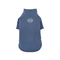 MANDARINE BROTHERS マンダリンブラザーズ SKIN TIGHT COOL Tshirt スキンタイトクールTシャツ 犬 服 ドッグウェア (BLUE GRAY, 5L) [BLUE GRAY] [5L]