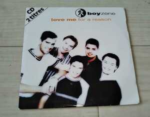 BOYZONE ボーイゾーン　LOVE ME FOR A REASON ラヴ・ミー・フォー・ア・リーズン　フランス廃盤紙ジャケット仕様CDシングル