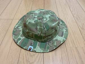 美品 エイプ A BATHING APE ハット Lサイズ HAT 迷彩