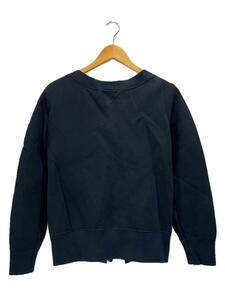 sacai◆17ss/Corset-Laced Sweater/スウェット/3/コットン/ブラック