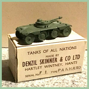 60s レア デッドストック Denzil Skinner 希少 デンジルスキナー PANHARD フレンチ アーミー WWII 戦車 装甲車 Tank フランス軍 ミリタリー