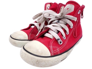 CONVERSE コンバース CHILD ALL STAR NZ HI チャイルドオールスターNZ HI ハイカット スニーカー 19cm 赤 ■■ ☆ eka7 子供服