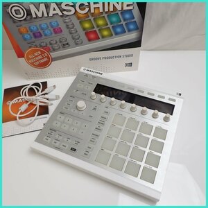 ★Native Instruments グルーヴ制作システム MASCHINE MK2 White/外箱付き/MIDIキーボード/コントローラー&1514300099