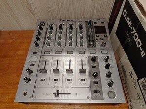 PIONEER パイオニア DJ MIXER DJM-700-S DJミキサー シルバー 箱付き　動作良好品