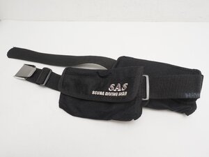 未使用 SAS エスエーエス ポケットウェイトベルト サイズ:135cm ウエイトベルト ダイビング用品 [1E-54635]