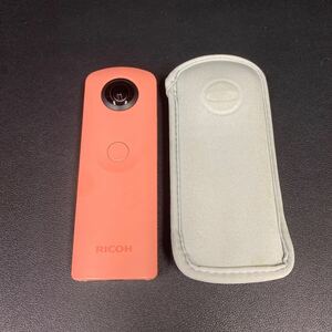 RICOH THETA リコー 全天球カメラ デジタルビデオカメラ ケース付き　動作確認済み シータ