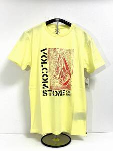 VOLCOM ボルコム AF022201GLY メンズ Sサイズ 半袖Tシャツ プリントティー T-Shirts PrintTee 黄色 イエロー ヴォルコム 新品即決 送料無料