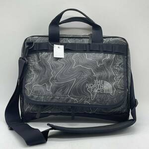 ⑧BN535●THE NORTH FACE ザノースフェイス ショルダーバッグ 2way MESSENGER BAGメッセンジャーバッグ 総柄 地形