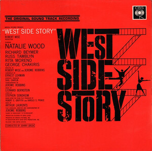 英LP Leonard Bernstein West Side Story (The Original Sound Track Recording) SBRG70006 CBS, CBS /00260