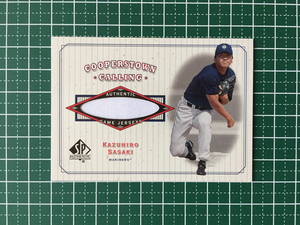 ★UPPER DECK MLB 2001 SP AUTHENTIC #CC-KS 佐々木主浩／KAZUHIRO SASAKI［SEATTLE MARINERS］★※裏面に若干難あり