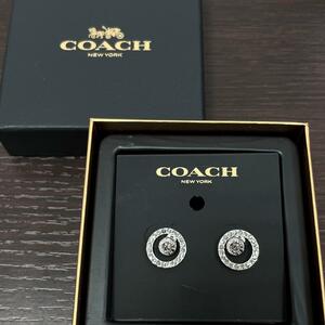 【6150】COACH コーチ F68009 ピアス（シルバー）