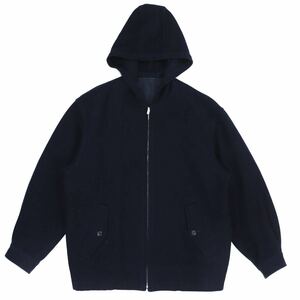 Comme des Garcons Homme AW1991 メルトンウール フーデッドジャケット パーカー 91AW M コムデギャルソンオム 2406031