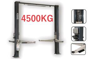 2柱門型リフト LM4.0 最大重量4500Kg 揚高1.8ｍ 単相200V 油圧 6ヶ月間部品保証 整備機器 ガレージ ピット 工場 新品 適格領収書対応