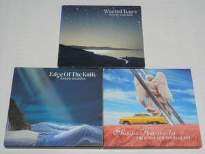 CD★浜田省吾 WASTED TEARS/EDGE OF THE KNIFE/青空の扉 THE DOOR FOR THE BLUE SKY☆初回限定/3枚セット
