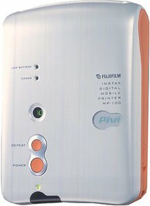 FUJIFILM デジタルモバイルプリンター Pivi MP-100AP アプリコット(中古品)　(shin