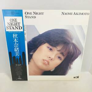 【LP】レコード 再生未確認 秋本奈緒美/ON NIGHT STAND/帯付 VIH-28084 ※まとめ買い大歓迎!同梱可能です